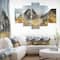 Designart - Volcano Panorama with Dramatic Sky - Landscape Canvas Art Print